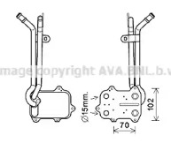 AVA QUALITY COOLING vw3389 -  масляный радиатор, двигательное масло